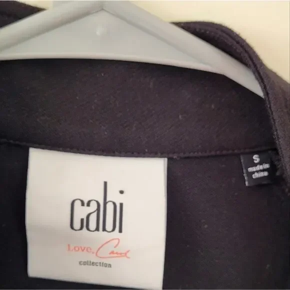 CAbi 3176 Convertible Zip Off Jacket Coat Black - Picture 4 of 7